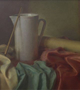 Still life with the white jug