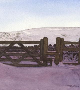 Winter over Saddleworth